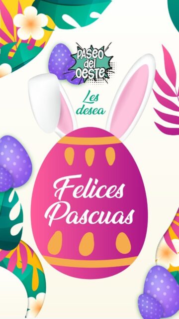 🐰🥚✨ ¡Felices Pascuas! ✨🥚🐰

Desde Paseo del Oeste les deseamos un día lleno de alegría, dulzura y lindos momentos en familia 💛

Que no falten las sonrisas, los encuentros y los pequeños detalles que hacen especial este día 🐣🍫

¡Gracias por acompañarnos siempre!

#FelicesPascuas #PaseoDelOeste #Pascuas #MomentosEnFamilia #ZonaOeste