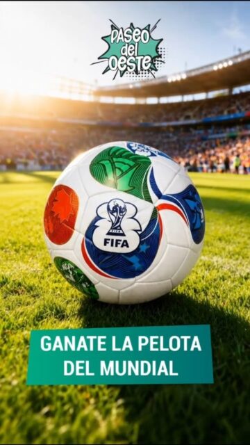 ⚽📸 ¡Sacate una selfie y participá por la pelota del Mundial! 🌍🔥

En los puntos selfie de Paseo del Oeste podés llevarte una foto genial… ¡y además participar por este tremendo premio! 🙌

👉 ¿Cómo participar?
1️⃣ Sacate una foto en nuestros puntos selfie
2️⃣ Subila a Instagram
3️⃣ Arrobanos en la publicación o historia

📆 Tenes tiempo de participar hasta el domingo 7 de junio!

¡Y listo! Ya estás participando 🥳

📍 Av. Pte. Perón 7970 – Ituzaingó
🕙 Viernes, sábados, domingos y feriados de 10 a 21 hs

⚽ ¿Qué esperás para venir por la tuya?

#PaseoDelOeste  #PelotaDelMundial #ZonaOeste #Ituzaingó
