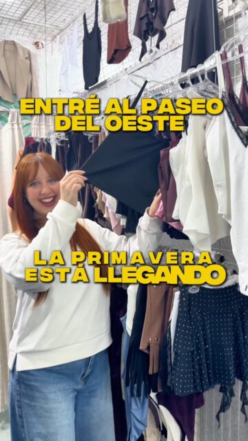 🌸☀️ La primavera ya se empieza a sentir… y el calor está cada vez más cerca.
Es momento de ir preparando el cambio de temporada 🙌 En Paseo del Oeste encontrás ropa, accesorios, calzado y un montón de opciones para recibir los días lindos como corresponde. 🛍️✨
Vení a recorrer, descubrí todo lo que hay y empezá a armar tus looks para esta primavera.
📍 Av. Pte. Perón 7970 – Ituzaingó
🕙 Viernes, sábados, domingos y feriados de 10 a 21 hs.
#PaseoDelOeste #Primavera #NuevaTemporada #Ituzaingó #ZonaOeste